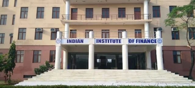 Indian Institute of Finance campus banner